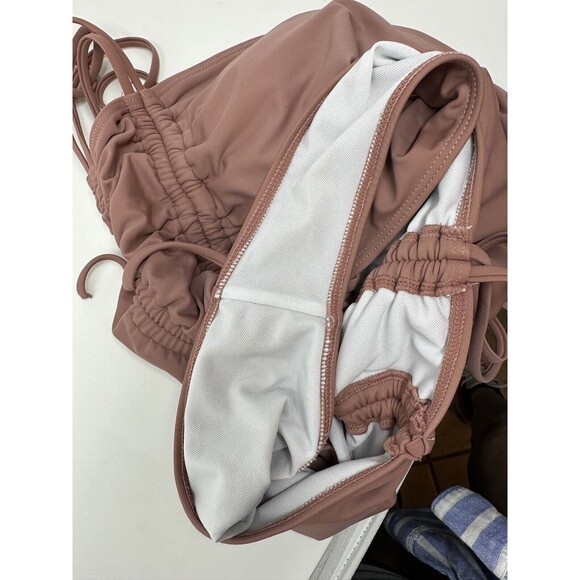 Women’s Swimsuit Bathing Suit Pink Lily soft pale Pink One Piece Size M - Picture 4 of 8